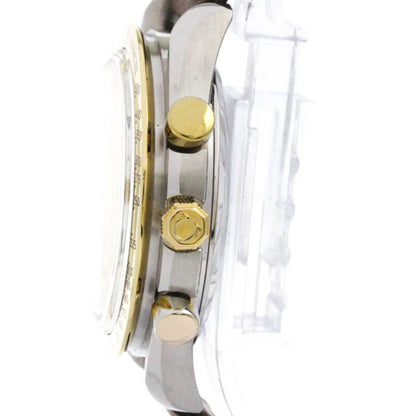 Omega Speedmaster Triple Date Moonphase 18K Gold Watch 175.0034 Polished