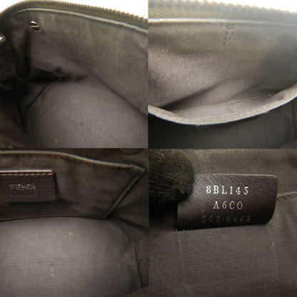 Fendi By The Way Mini Zucca 8Bl145 A6C0 Shoulder Bag In Brown Leather