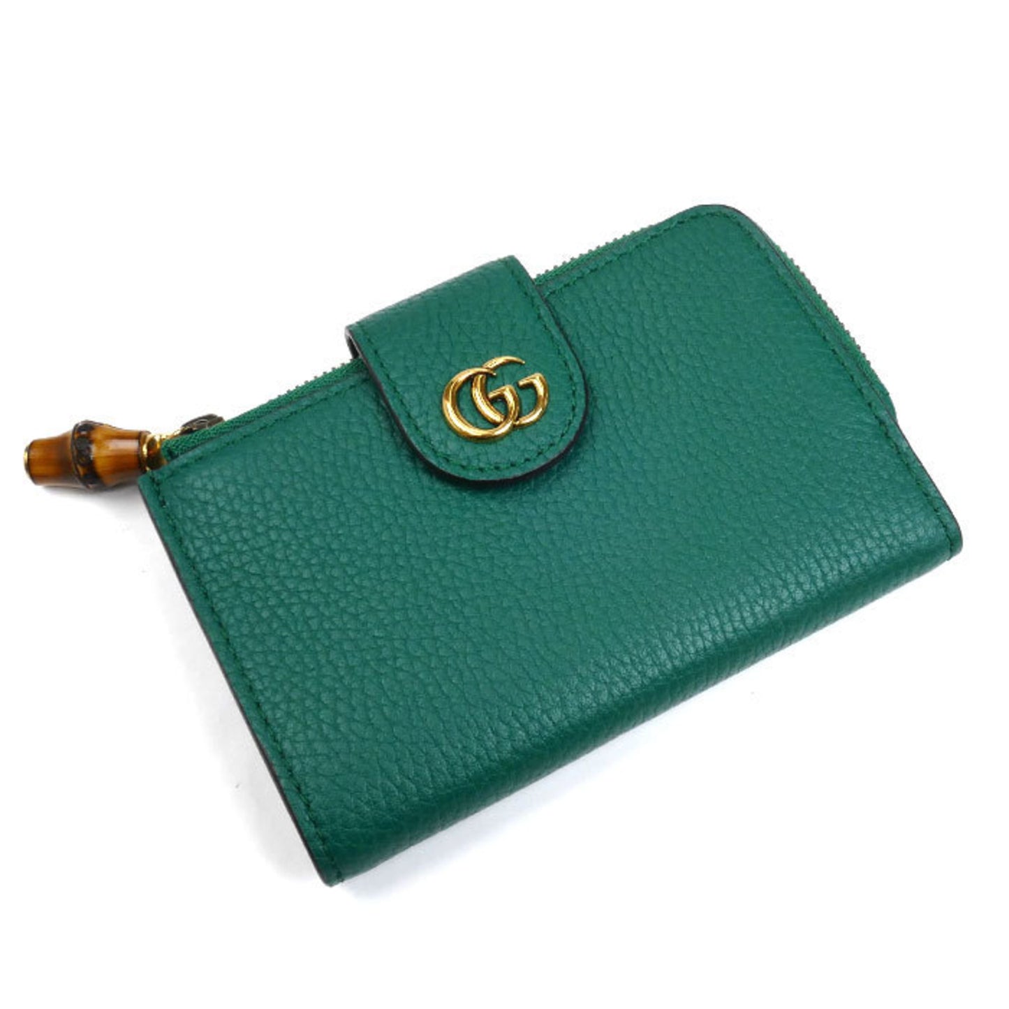 Gucci Double G Bamboo Compact Wallet