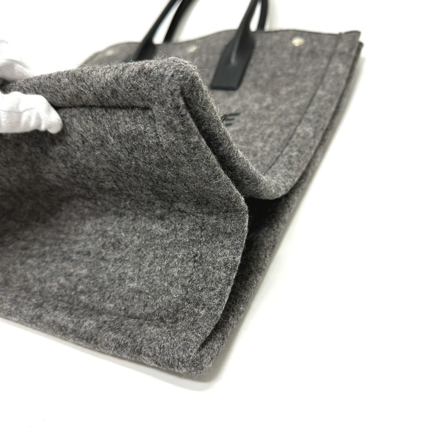 Saint Laurent Paris 632539 Shoulder Bag Hand Bag Bag Tote Bag Gray Black