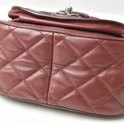 Chanel Chain Shoulder Bag Chanel Saddle Lambskin Matelasse/Quilted Bordeaux