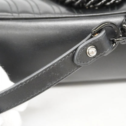 Gucci Gg Marmont Shoulder Bag 443497 Leather Black