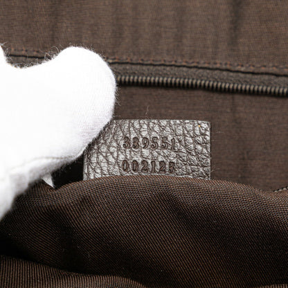 Gucci Interlocking G Handbag/Shoulder Bag 2Way 339551 Brown Leather