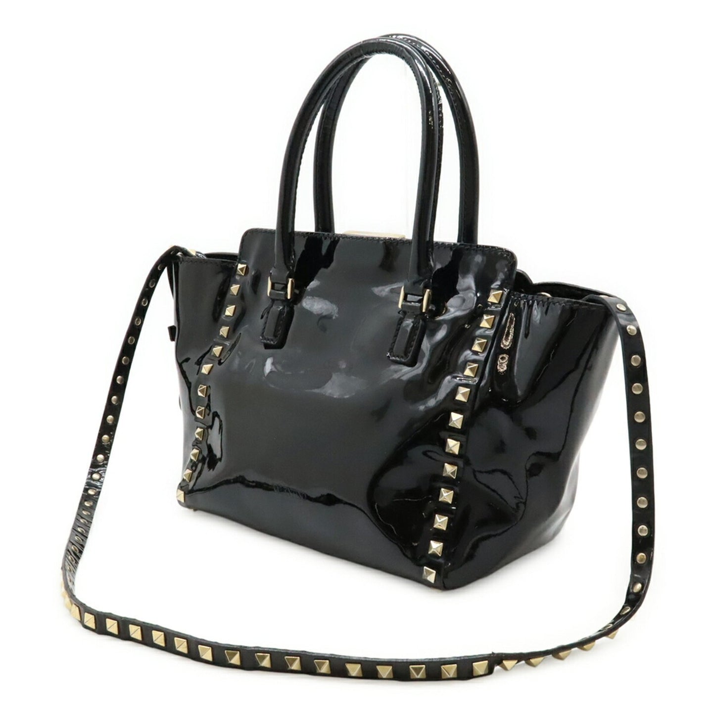 Valentino Garavani Valentino Rockstud Handbag Shoulder Bag In Black