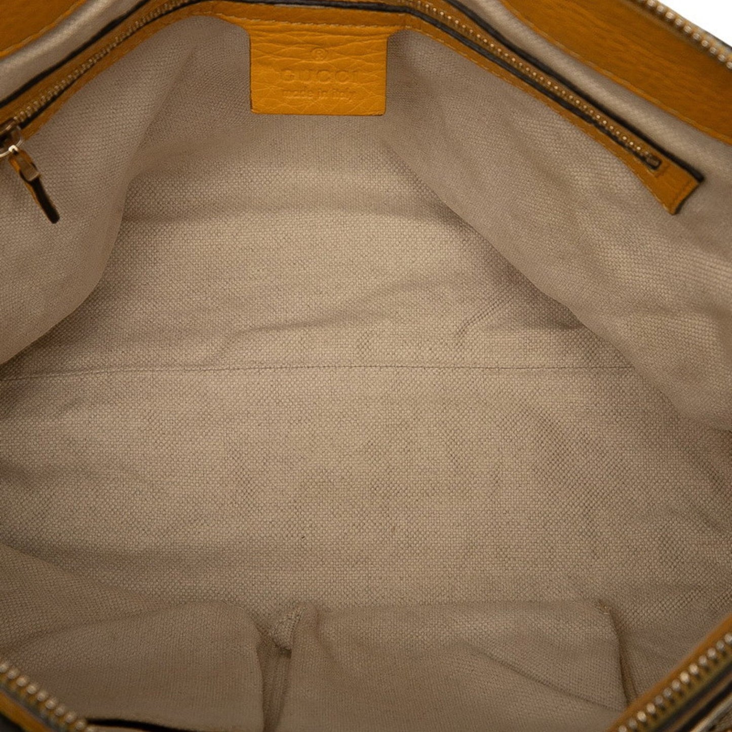 Gucci Gg Canvas Bamboo Handbag/Shoulder Bag 2Way 282300 Beige Yellow Leather