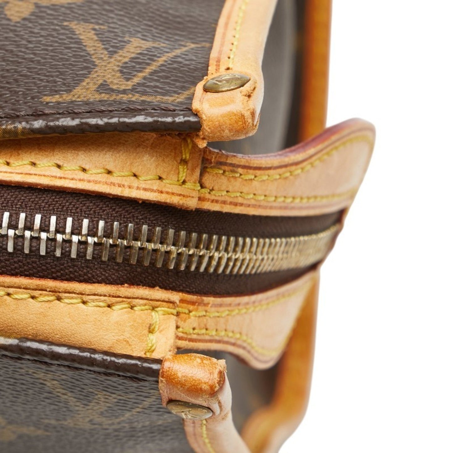 Louis Vuitton Monogram Popincourt Au Shoulder Bag Tote M40007 Brown Leather