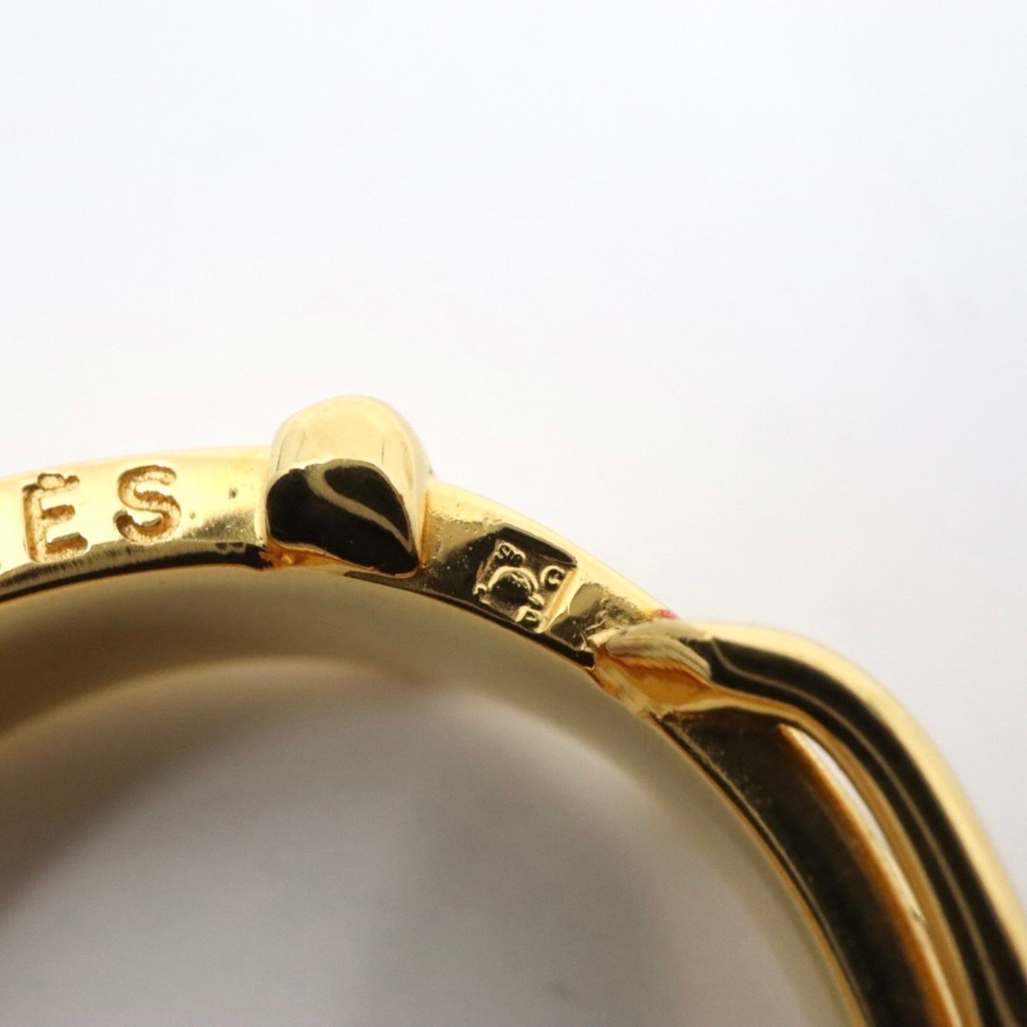 Hermes Herms Santur Scarf Ring 2 Belt Motif Gp