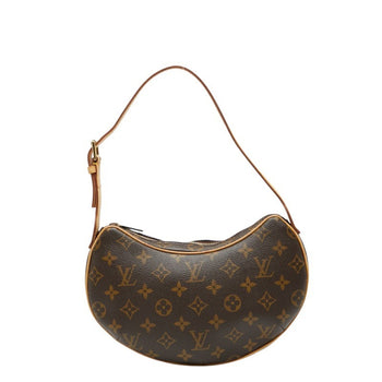 Louis Vuitton Monogram Pochette Croissant Pm Shoulder Bag M51510 Brown Leather