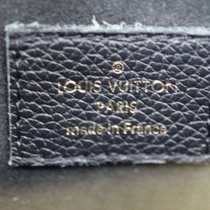 Louis Vuitton Louis Vuitton Victoire Shoulder Bag M41730 Monogram Canvas Calfskin Brown Black Gold
