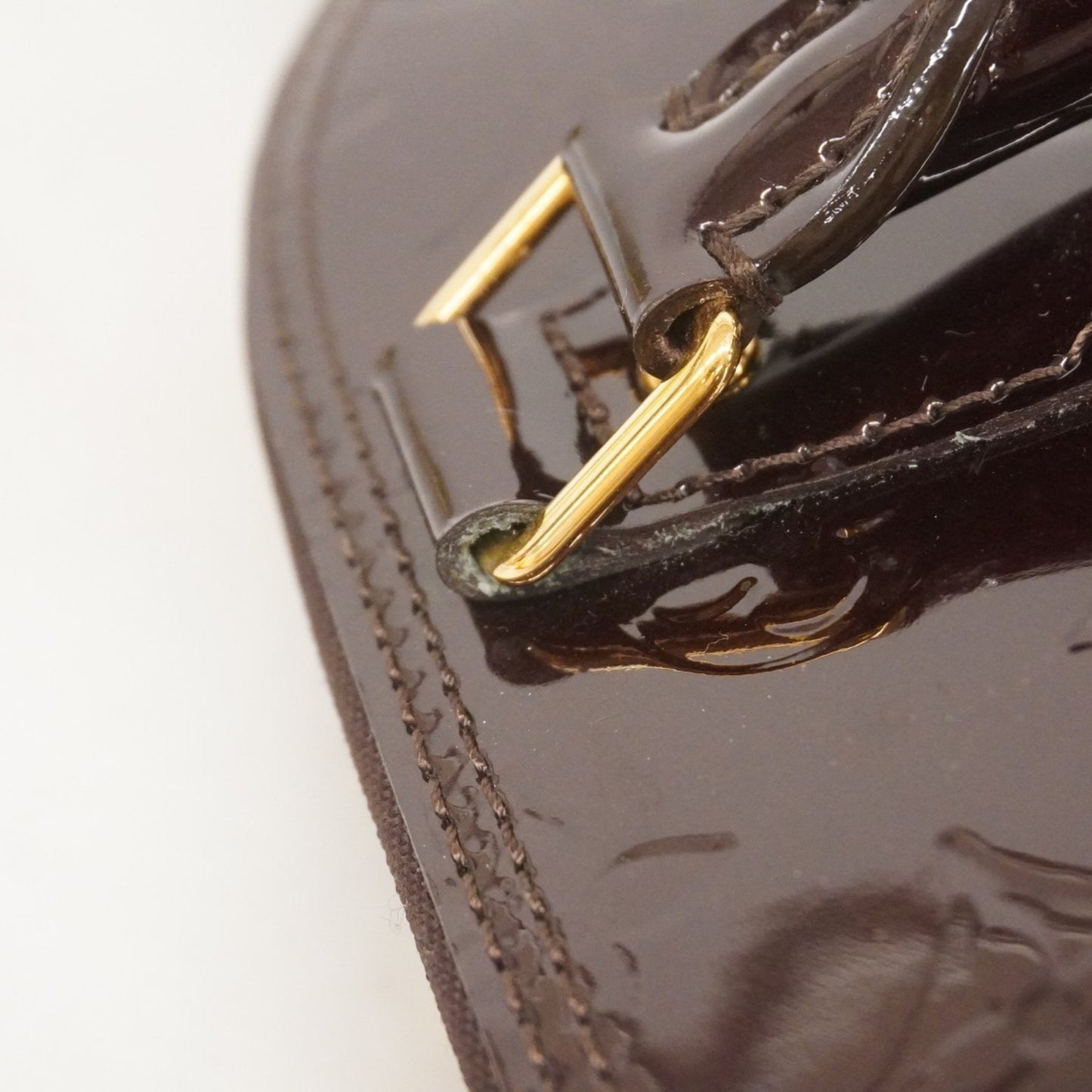 Louis Vuitton Vernis Alma Pm Handbag M91611 Amaranth