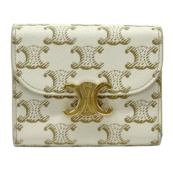 Celine Triomphe Tri-Fold Wallet For Women