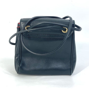 Christian Dior Dior Pochette Drawstring Vintage Shoulder Bag Leather