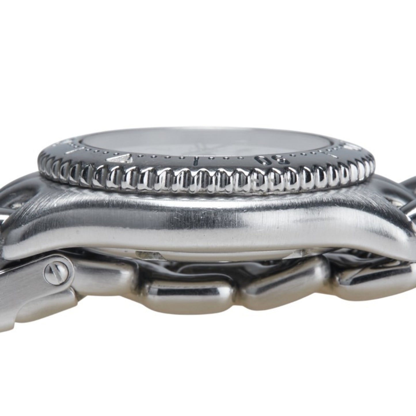 Tag Heuer Cell Watch Wg1312-0 Quartz White Dial Stainless Steel