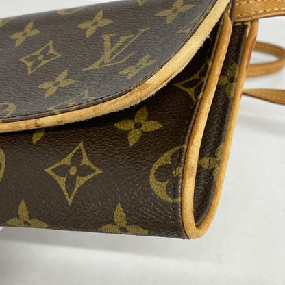 Louis Vuitton Monogram Pochette Twin Gm Shoulder Bag M51852 Brown