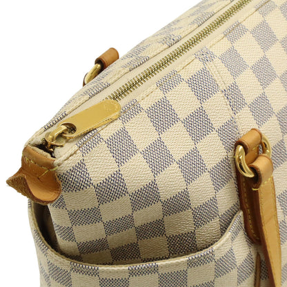 Louis Vuitton Damier Azur Totally Mm Tote Bag Shoulder N51262
