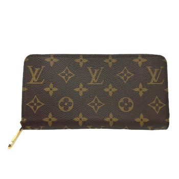 Louis Vuitton Louis Vuitton Long Wallet Round Zipper Monogram Zippy Canvas M42616 Brown