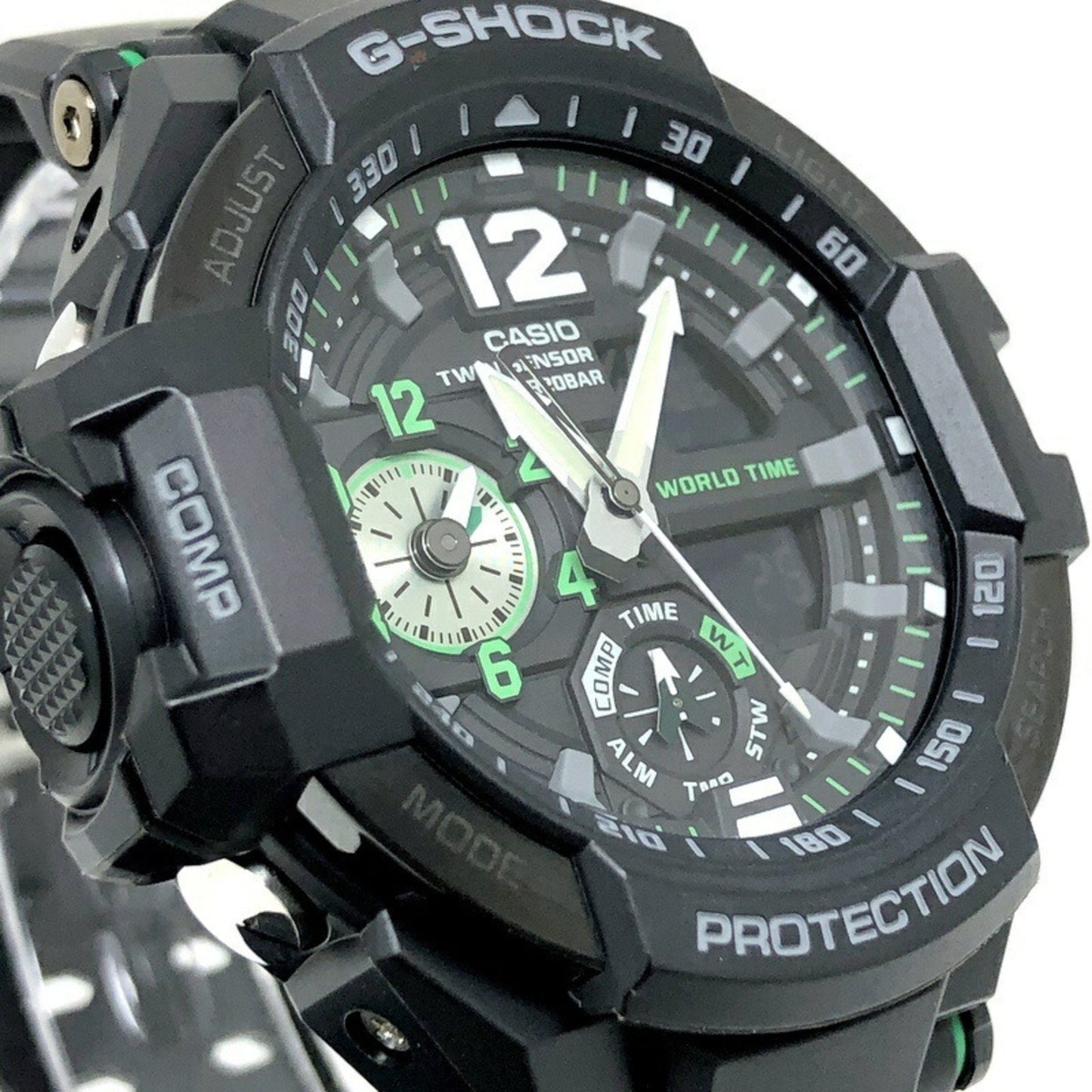 G-Shock Casio Ga-1100-1A3 Gravitymaster Watch With Twin Sensor