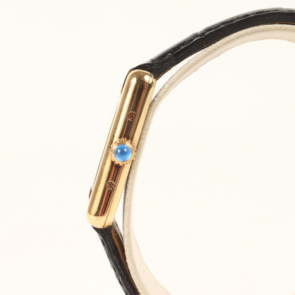 Cartier Must Tank Vermeil Small Gold/Black Watch