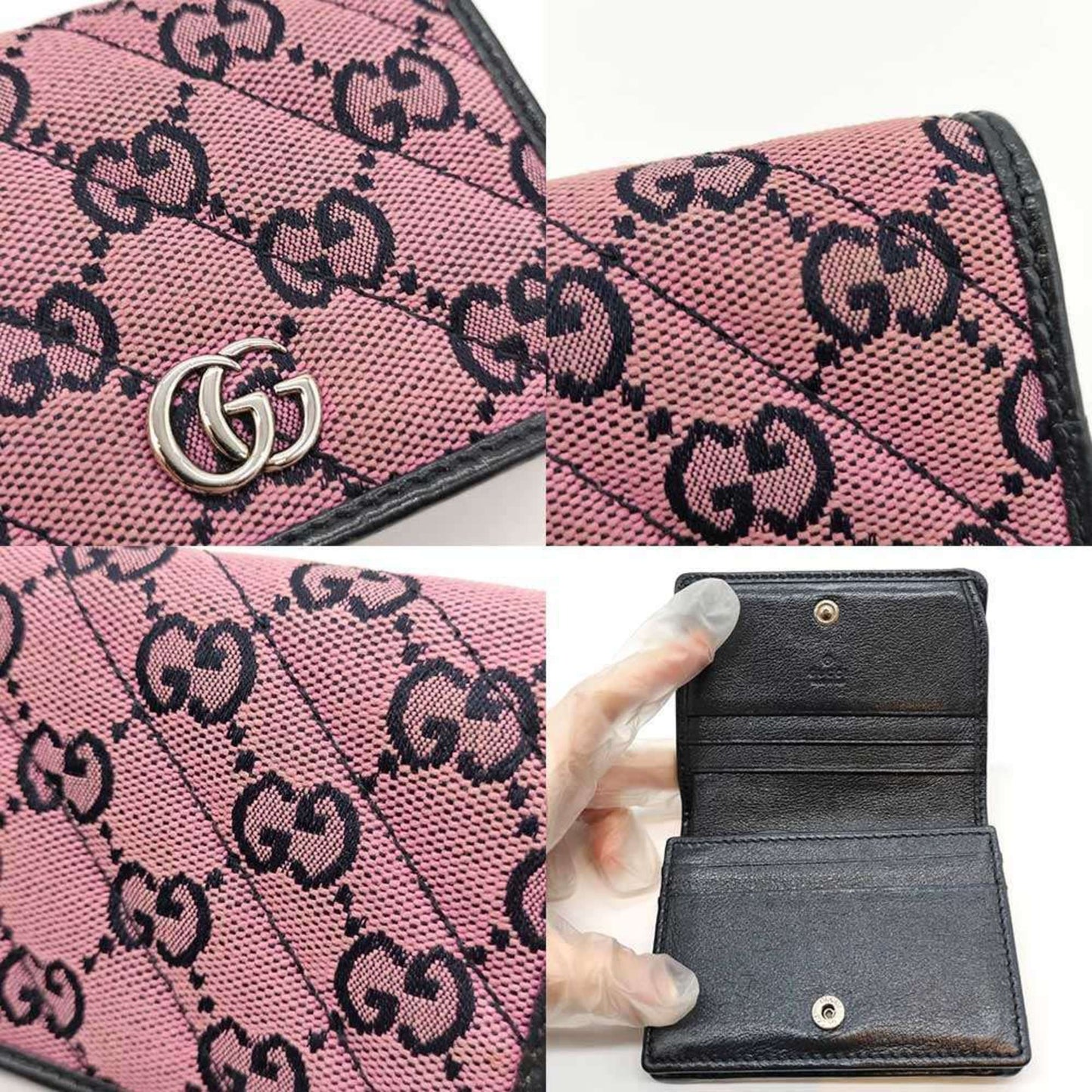 Leather - Gucci Wallet (Bi-Fold) Gg Canvas