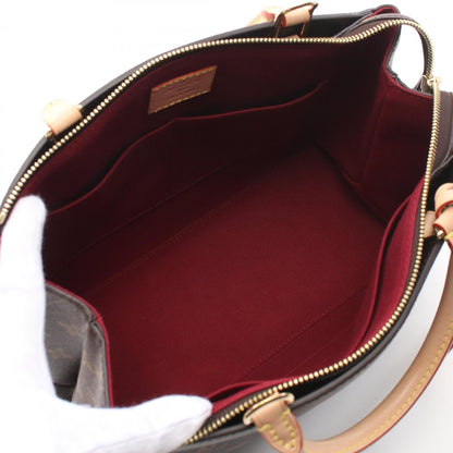Louis Vuitton Petit Pale Pm Handbag Coated Canvas Leather Monogram