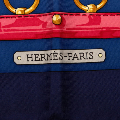 Hermes Herms Carr 90 Aux Champs Field Scarf