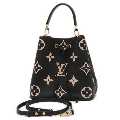 Louis Vuitton Monogram Empreinte Neonoe Mm 2Way Bag Shoulder Black M45497