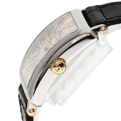 Frank Muller 902Relstg Long Island Watch Stainless Steel Leather