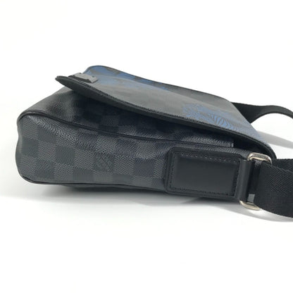 Louis Vuitton N41714 Damier Graphite District Pm Christopher Nemeth Rope Motif Messenger Bag Flap