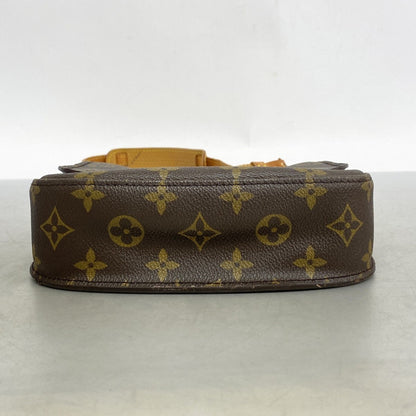 Louis Vuitton Monogram Saint-Cloud Mm Shoulder Bag M51243 Brown
