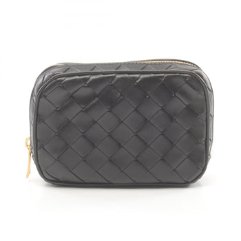 Bottega Veneta Intrecciato Pouch Bag Leather