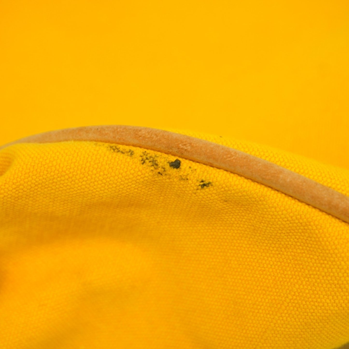 Hermes Herms Polochon Mimir Pm Shoulder Bag In Yellow Canvas