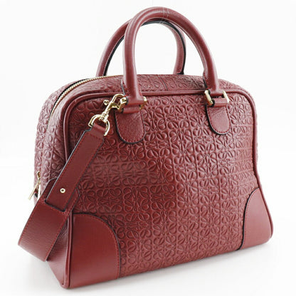 Loewe Amazona 75 Repeat Anagram 2Way Shoulder Calf Red