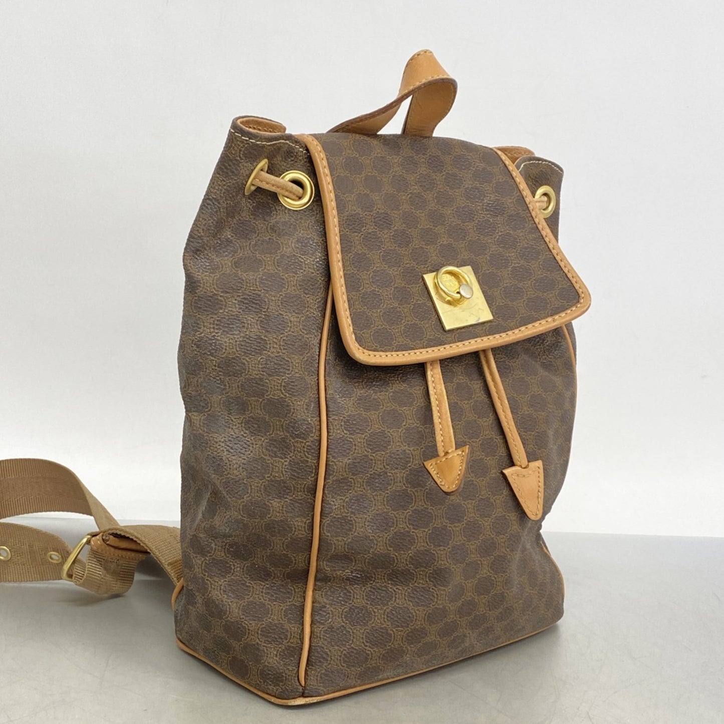 Celine Backpack/Daypack Macadam Brown
