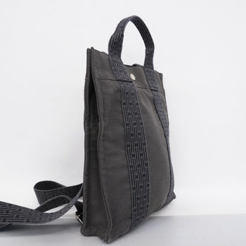 Hermes Herms Airline Ad Pm Backpack/Daypack In Gray Canvas