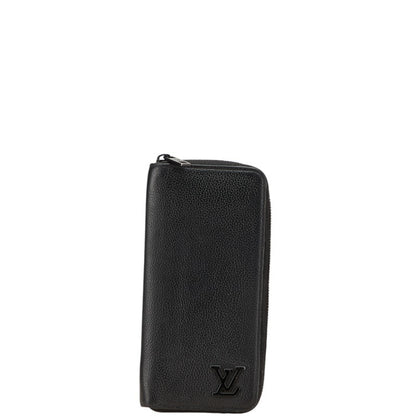 Louis Vuitton Aerogram Zippy Wallet Vertical Round Zipper Long M81743 Noir Black Leather