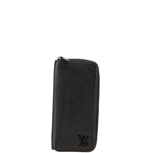 Louis Vuitton Aerogram Zippy Wallet Vertical Round Zipper Long M81743 Noir Black Leather