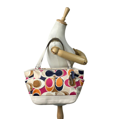Coach Signature Scribble Tote Bag