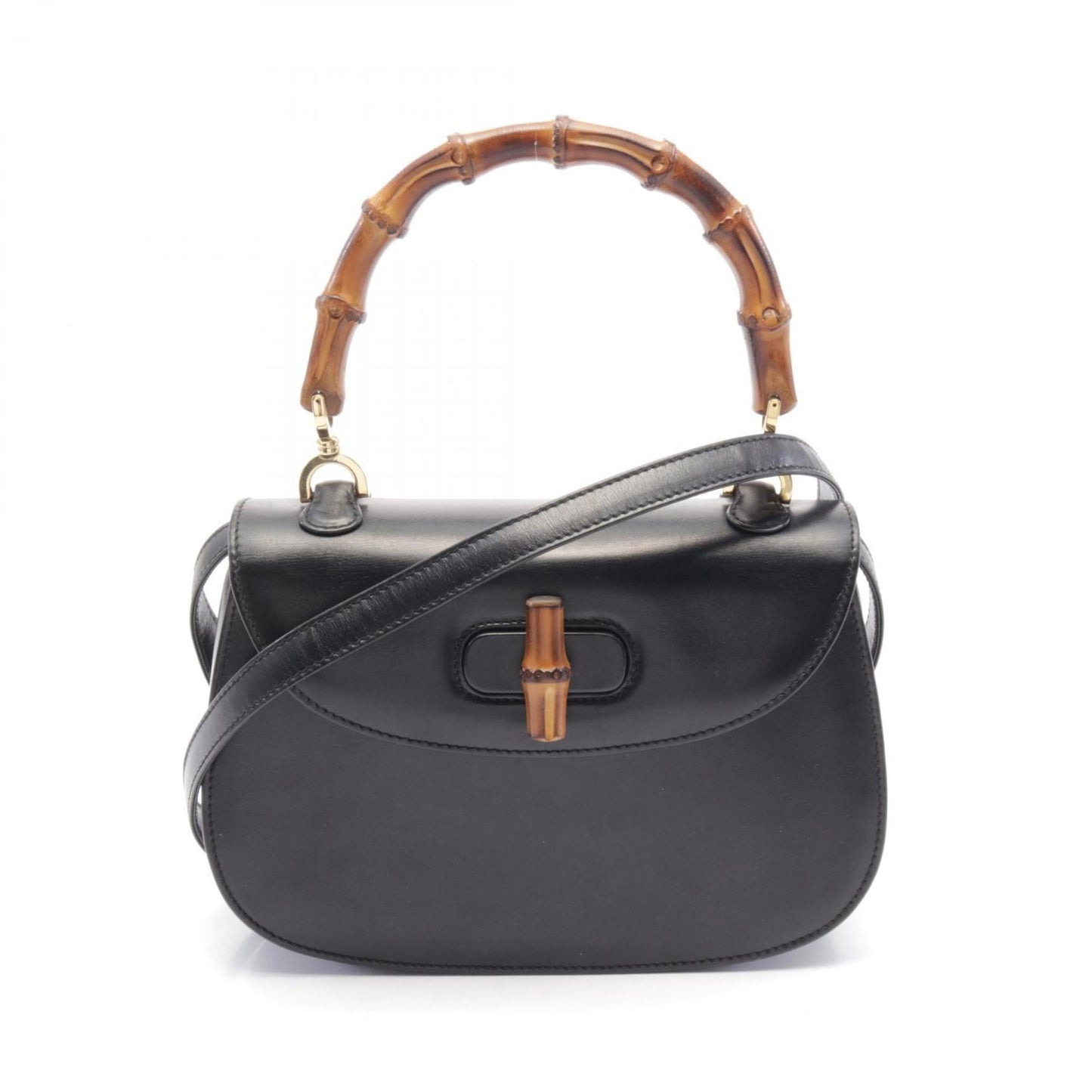 Gucci Bamboo Handbag Leather