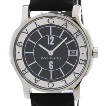 Bvlgari Solotempo Steel Leather Quartz