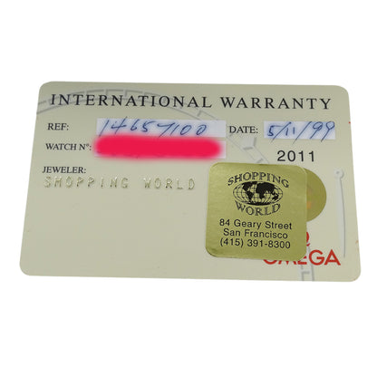 Omega Constellation Mini My Choice 1465.71 Women'S Watch With Diamonds