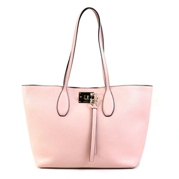 Salvatore Ferragamo Shoulder Bag Gancini Leather Pink