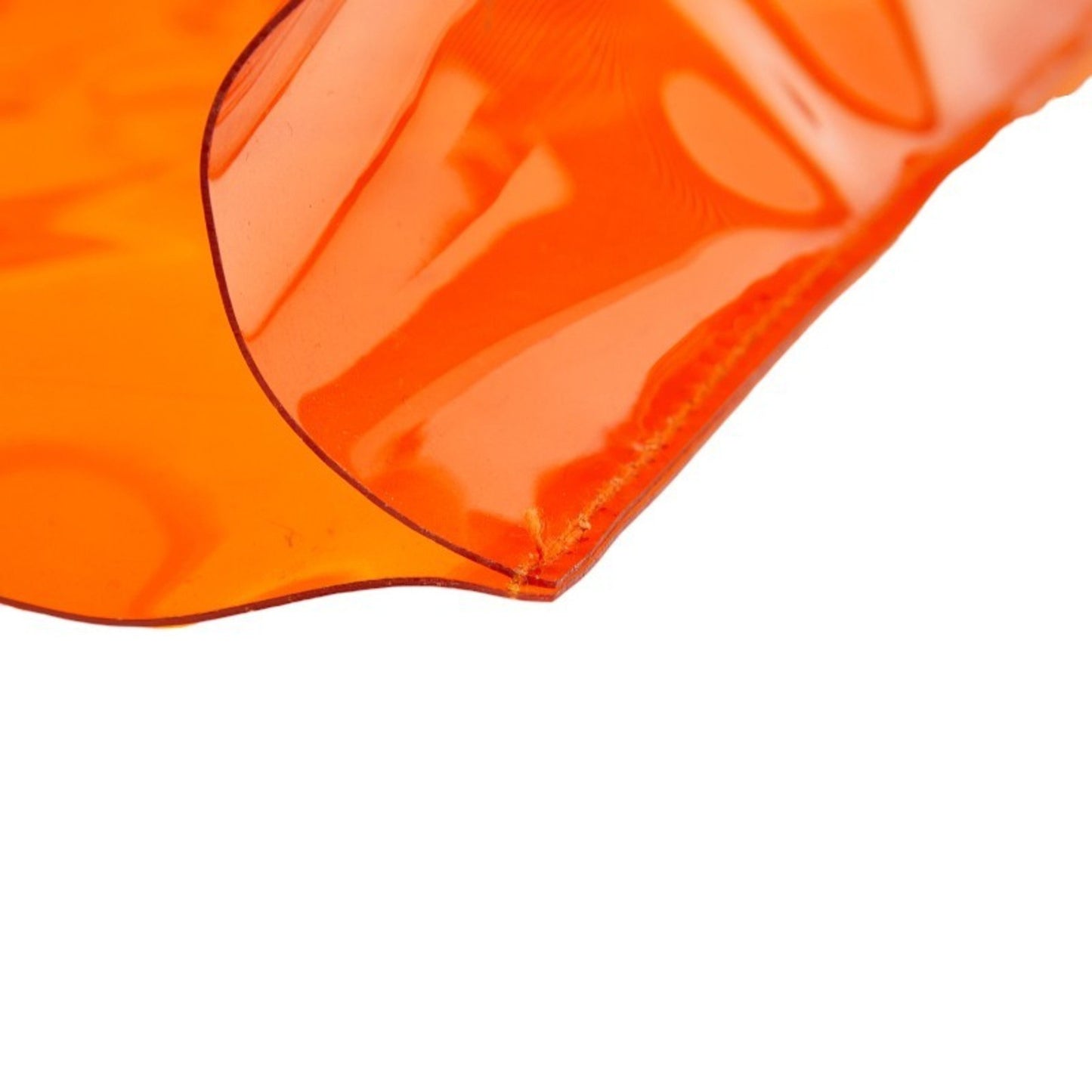 Herms Vinyl Kelly "Journey To Wonderland" Exhibition Handbag Tote Bag Orange