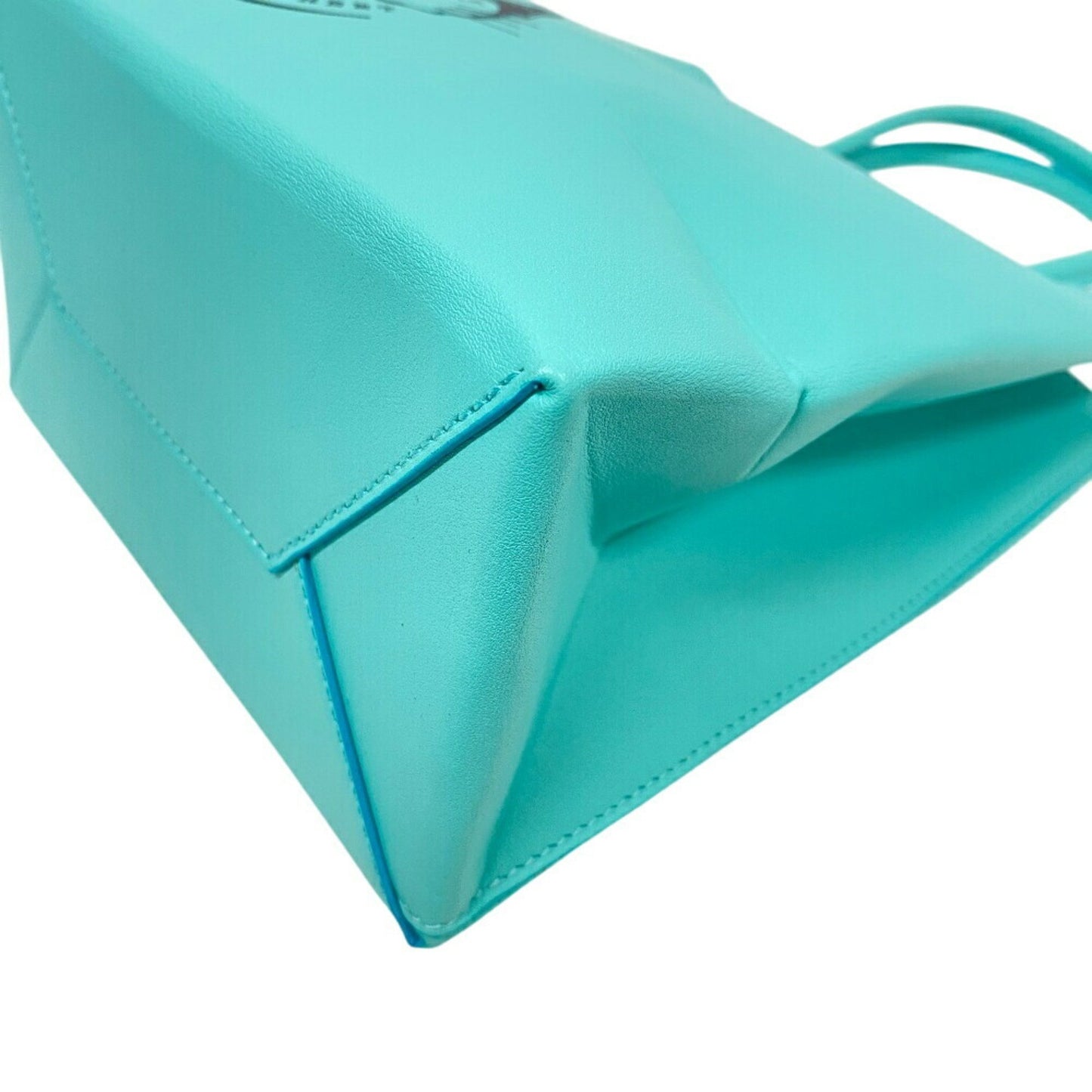 Tiffany&Co. Tiffany Cat Street Shoulder Tote Bag Blue