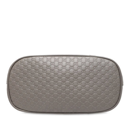 Gucci Micro Guccissima Handbag/Shoulder Bag 2Way 449654 Gray Leather