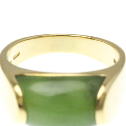 Bvlgari Tronchetto Ring Yellow Gold (18K) Fashion Jade Band Ring Gold