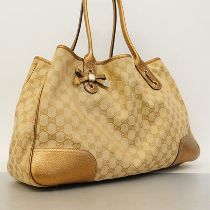 Gucci Gg Canvas Princess Tote Bag 161719
