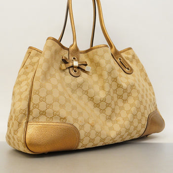 Gucci Gg Canvas Princess Tote Bag 161719