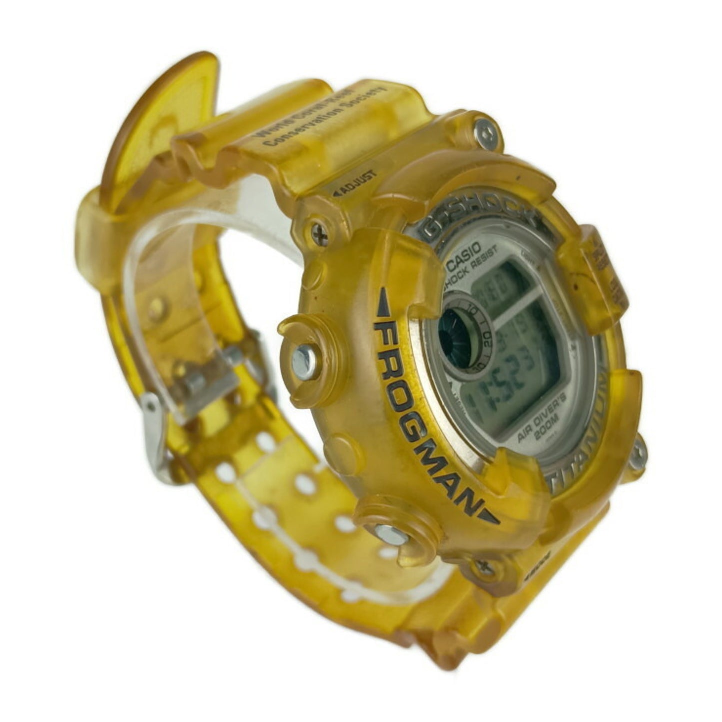 Casio Casio Watch Master Of G - Sea G-Shock Frogman G-Shock Frogman Dw-8201Wc-7T Yellow Titanium