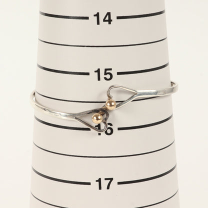Tiffany&Co. Tiffany Heart Hook & Eye Bracelet Silver Ag925 K14