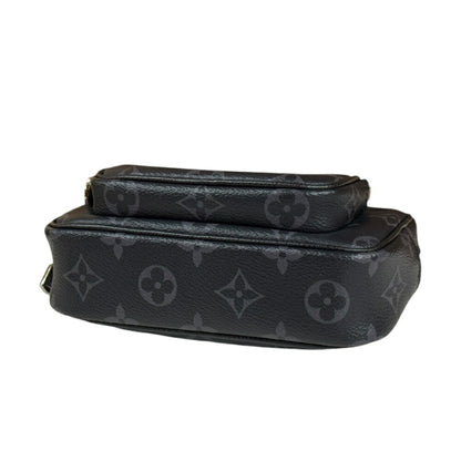 Louis Vuitton Outdoor Pochette Taiga Rama Shoulder Bag Monogram Eclipse M30755 Black